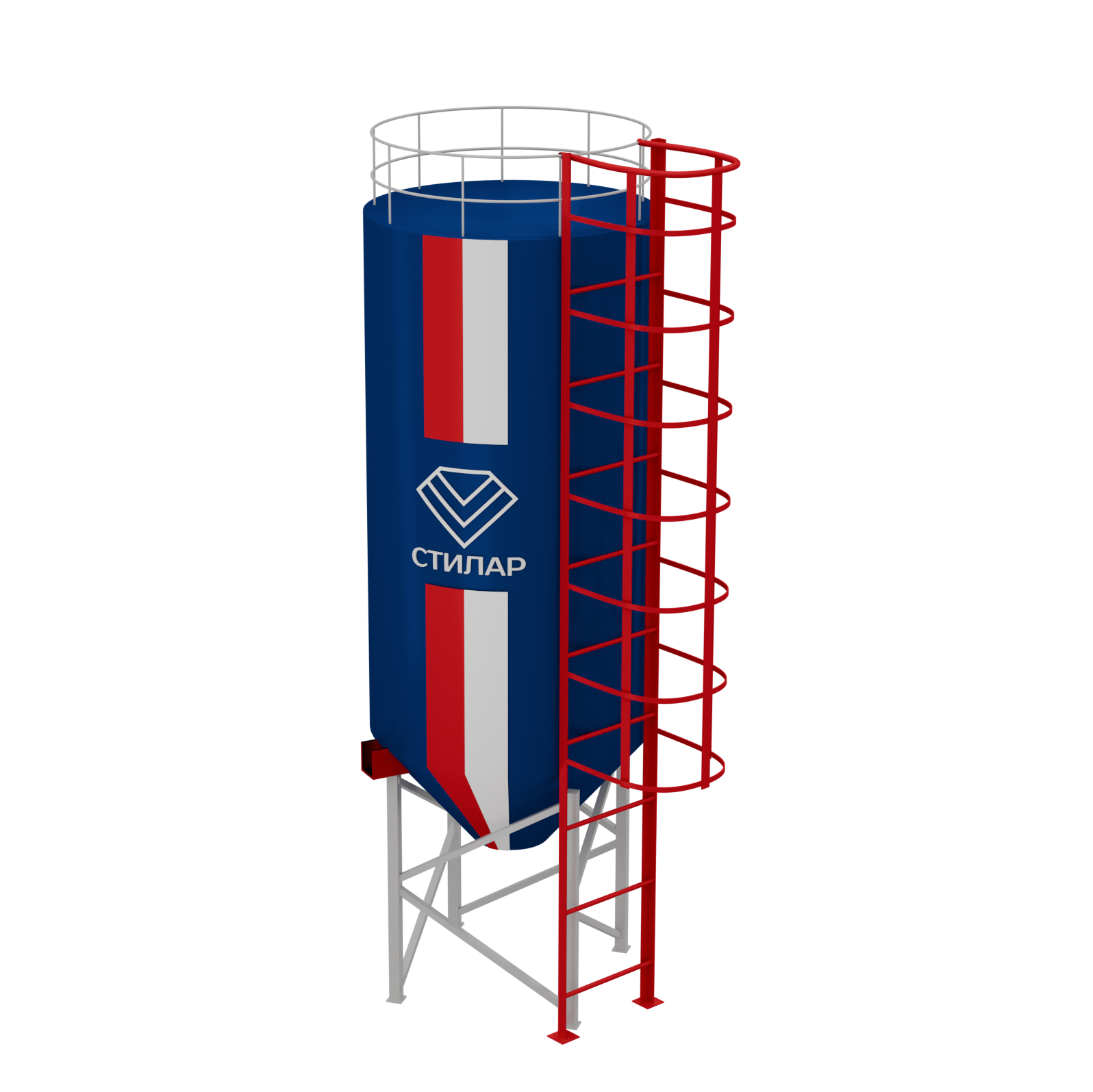 Цельносварный силос для зерна 60 м³ от производителя